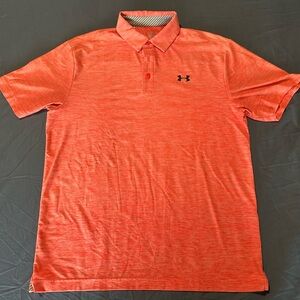 Under‎ Armour Men's Vibrant Coral Polo Shirt
